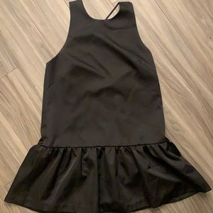 Black shift dress